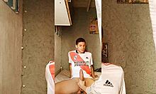 Jugador de river plate bangs that big-ass brunette hard!