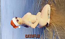 this santa mom was so nauty she gave her ass as a gift watch full on cassiflix