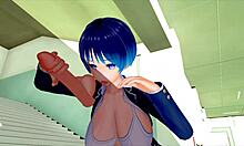 My classmate was burning up in corridor, had to help!