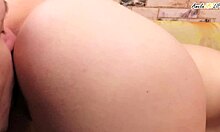 guy licks hr manager's pussy to orgasm for job.