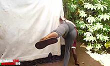 is this ogun state housewife fucking her co-tenant in the bathroom?