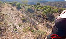 Miriam Prado fucks outdoors with big cock