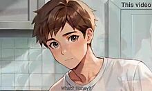 Latina bimbo stepmom craves double action with teen boys