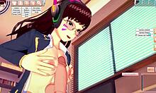 I see D.Va gettin' fucked in the room, deepthroat and ridin'