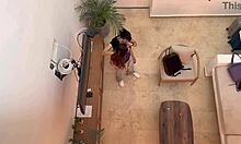 Two Hot Colombian Lesbians Finger And Kiss Each Other On Vacation