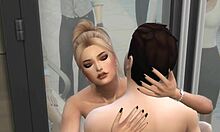 Office secretary faces rough outdoor gangbang in Sims 4