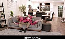 stepsis makes grocery list, gets freeused by pornstar with handjob, blowjob, deepthroat, tit sex, pussy fucking, nude