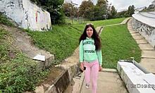 pick up public agent - banged a beauty outdoors