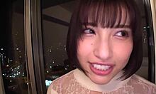 Hot Asian girlfriend goes wild in homemade video