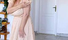 Naughty cowgirl mariaold teasing by huge natural tits