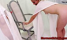 finger fucked missionary style in steamy lesbian amateur clip