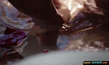 Ebony Babe Fucked Doggystyle Bent Over