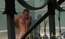 Naughty blonde paige ashley sucks cock before bending over for doggystyle fucking.