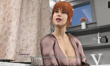 Cartoon Blonde Rides Cock in Cowgirl Style - Nockout Master 16