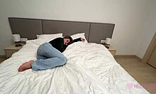 i was so tired, just slipped into a client's bed at the hotel, ya know?