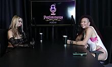 Safada Demonstra O Seu Boquete Com Vontade Deixa A Apresentadora Pelada Depois De Dizer Que Já Presenciou Uma Briga E Quer Comer Seu Marido - Sta Love N Fire Sheer Red!