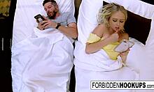 Blonde Plays With Her Step-Brother Playfully