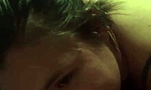 step daughter sucks huge cock telling a sex story and gets thick cumshot in her hair