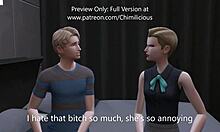 A threesome with my girlfriend and her stepmother, a very hot woman