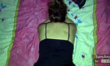 A submissive stranger in dress and stockings is invited home.