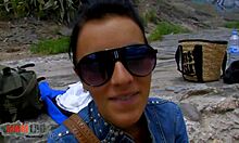 B Reed Hard Pussy Fucking on Spanish Public Beach