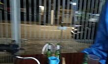 amateur gives oral to small cock presenter