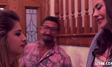 my boyfriend's stepsisters enjoy close lesbian activities