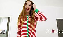 i can’t resist my elf stepsis myra moaning while we fuck