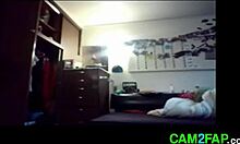 hot hairy teen 18+ with killer tits caught bating on cam 😍