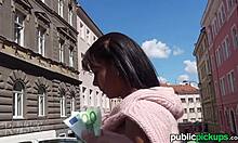 Check out Isabella Christyn in public pickups, her natural tits bouncing in HD!