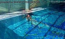 jessica adored the producer with her sexy look by the pool