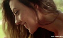 A brunette girlfriend gets horny and enjoys pleasure in this amateur video