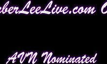 teen bunny babe kimber lee guides your jerk off session