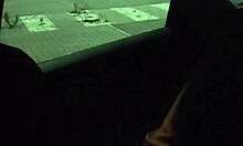 My wife squirts passionately in public parking, caught fucking a voyeur.