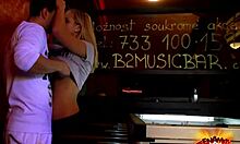 Public anal sex in a video game room with Agata