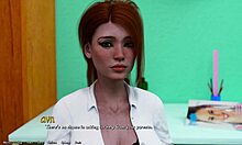 Busty redhead spills secrets, ends in steamy makeout