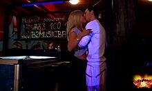 Public anal sex in a video game room with Agata