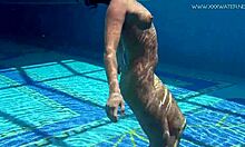 jessica adored the producer with her sexy look by the pool