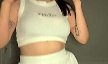 Stepsister Teaches Intense Fucking With Tongue And Piercings In Bed