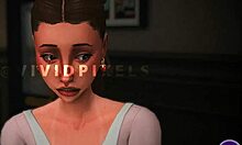 Petite Teen Gets Disciplined By School Principal In Office. Sims 4 Animation.