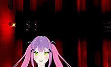 amane kanata and tokoyami towa having intense pov sex in this hololive hentai.