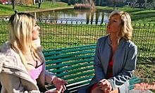 Emmy, a Belgian MILF, heats up in part 1