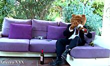 Hot Petite Latina Babe Fucking Pervert Teddy Bear