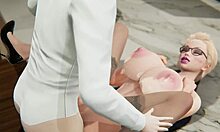 Hey, Big Secretary! Ready to Dominate This Horny Little Pervert in 3D Hentai Parody?