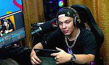 Havena Cep Gives Handjob With Toy On Podcast