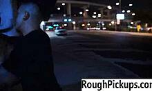 Holly hendrix picked up for hardcore rough fucking session