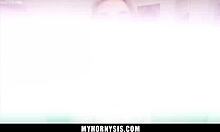 hey, my nerdy stepsister sera ryder is helpin' out... homework turns naughty!