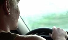 Stepson Engages In Rough Fucking With His Daddy In The Car Leading To Cumshot