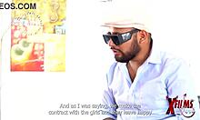 expectacular pelirroja peruana de grandes tetas pasa sensual casting