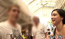 Petite teen Mandy Sky gets rough fucking